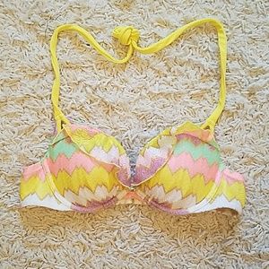 Victoria Secret Push Up Ruffle Top